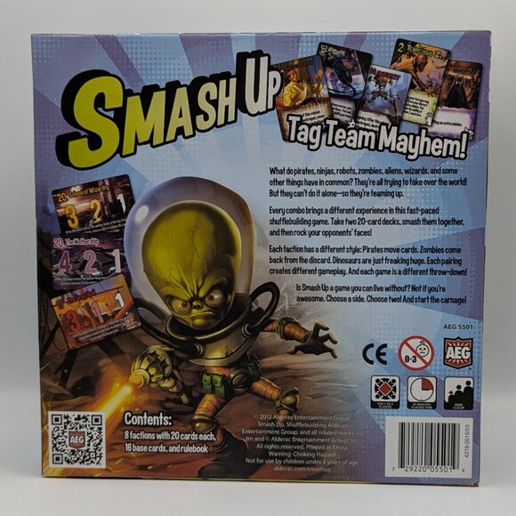 Alderac Entertainment AEG05501 Smash Up Card Game CIB Complete Deckbuilding - Picture 2 of 8